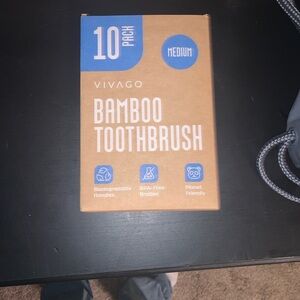 Bamboo Toothbrush 10-Pack - Brown